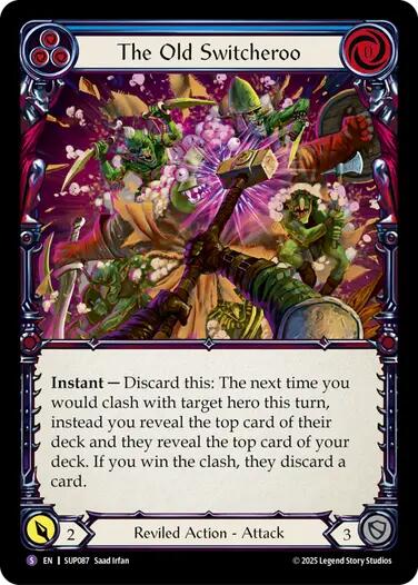 The Old Switcheroo [SUP087] (Super Slam) | Shuffle n Cut Hobbies & Games