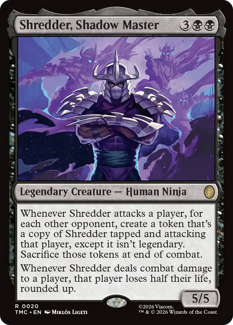 Shredder, Shadow Master [Teenage Mutant Ninja Turtles Commander] | Shuffle n Cut Hobbies & Games