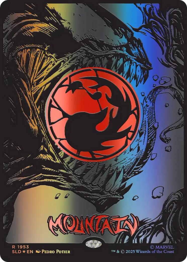 Mountain (1953) (Raised Foil) [Secret Lair Drop Series] | Shuffle n Cut Hobbies & Games