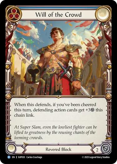 Will of the Crowd [SUP035] (Super Slam) | Shuffle n Cut Hobbies & Games