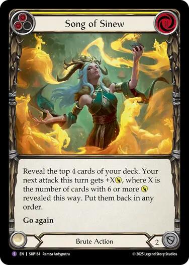 Song of Sinew [SUP134] (Super Slam) | Shuffle n Cut Hobbies & Games