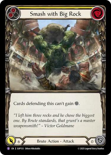 Smash with Big Rock [SUP133] (Super Slam) | Shuffle n Cut Hobbies & Games