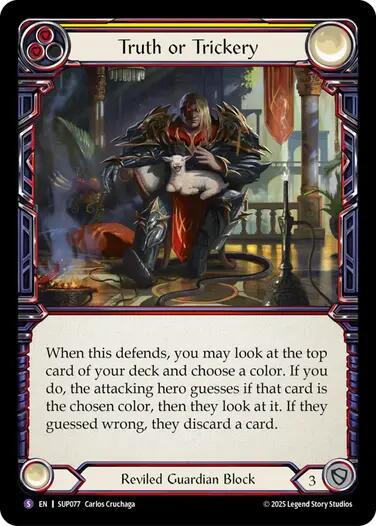 Truth or Trickery [SUP077] (Super Slam)  Rainbow Foil | Shuffle n Cut Hobbies & Games