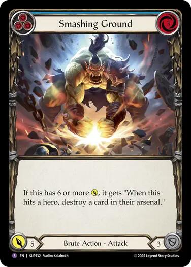 Smashing Ground [SUP132] (Super Slam) | Shuffle n Cut Hobbies & Games