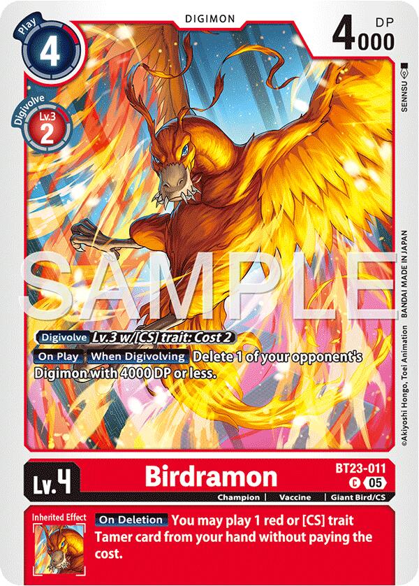 Birdramon [BT23-011] [Hackers' Slumber] | Shuffle n Cut Hobbies & Games