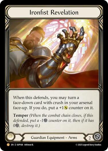 Ironfist Revelation [SUP168] (Super Slam)  Rainbow Foil | Shuffle n Cut Hobbies & Games