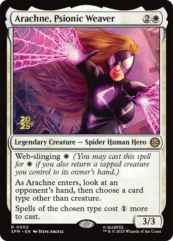 Arachne, Psionic Weaver [Marvel's Spider-Man Prerelease Promos] | Shuffle n Cut Hobbies & Games