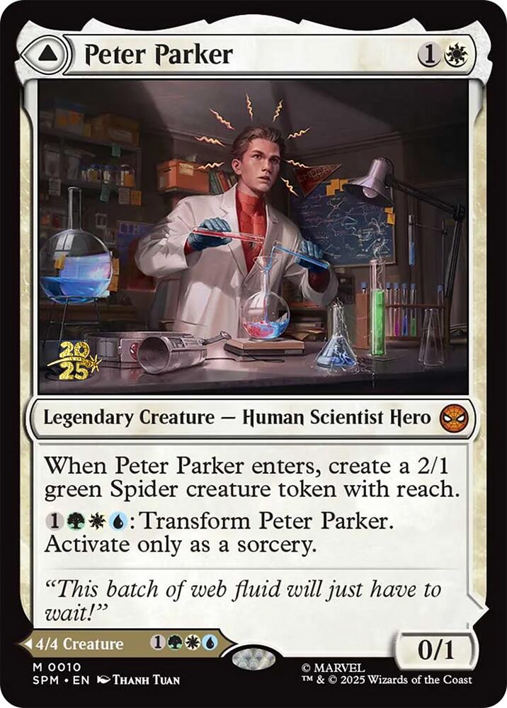 Peter Parker // Amazing Spider-Man [Marvel's Spider-Man Prerelease Promos] | Shuffle n Cut Hobbies & Games