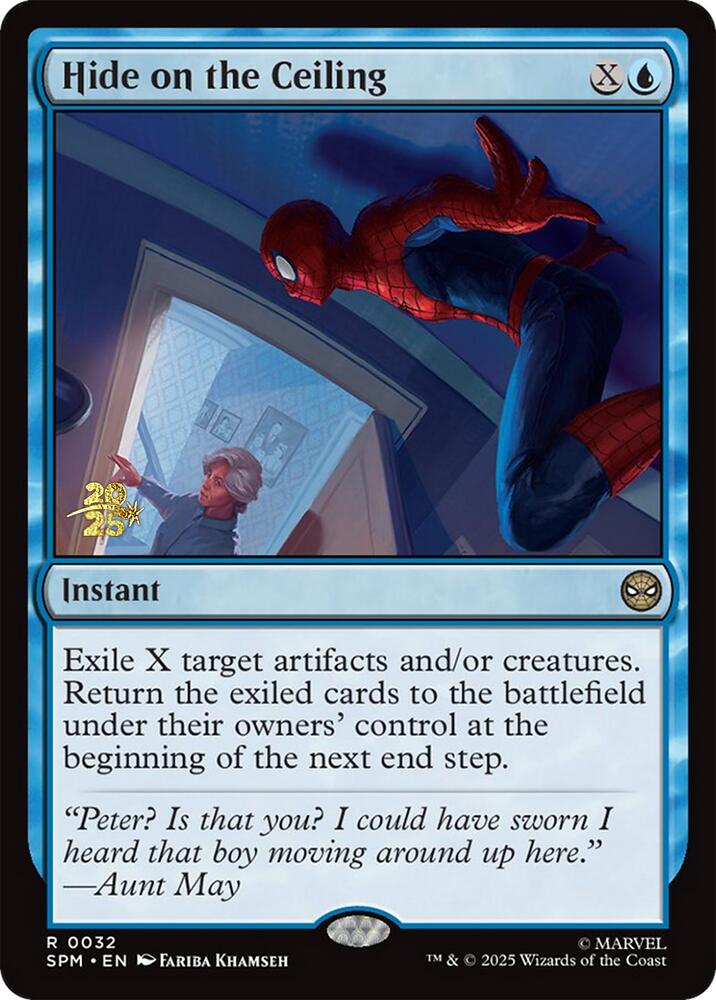 Hide on the Ceiling [Marvel's Spider-Man Prerelease Promos] | Shuffle n Cut Hobbies & Games