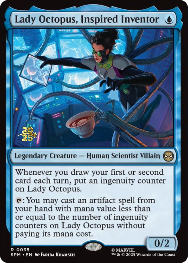 Lady Octopus, Inspired Inventor [Marvel's Spider-Man Prerelease Promos] | Shuffle n Cut Hobbies & Games