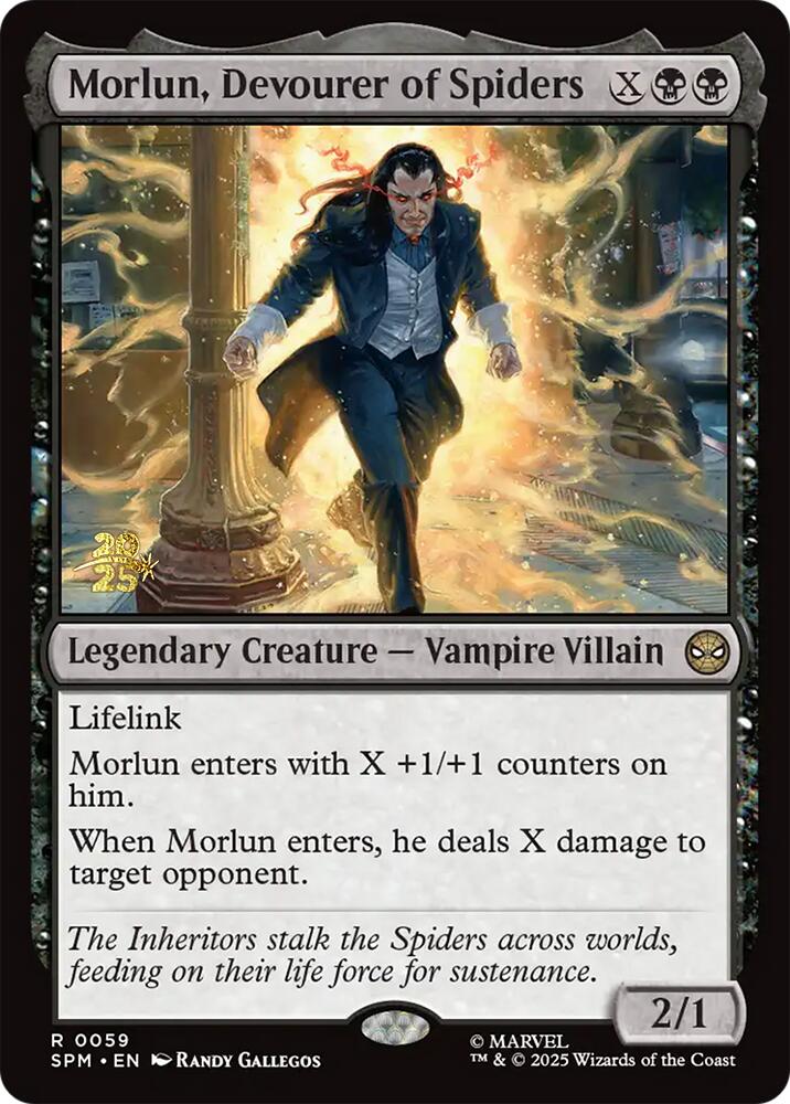 Morlun, Devourer of Spiders [Marvel's Spider-Man Prerelease Promos] | Shuffle n Cut Hobbies & Games