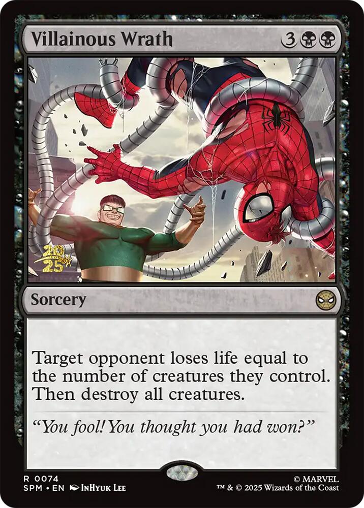 Villainous Wrath [Marvel's Spider-Man Prerelease Promos] | Shuffle n Cut Hobbies & Games