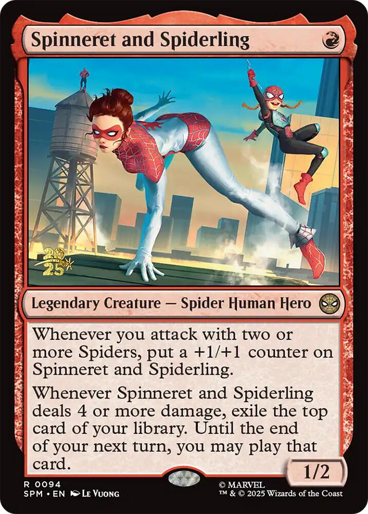 Spinneret and Spiderling [Marvel's Spider-Man Prerelease Promos] | Shuffle n Cut Hobbies & Games