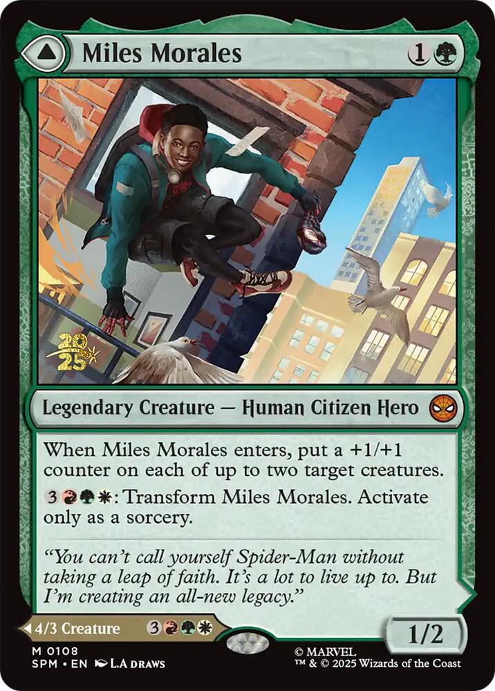 Miles Morales // Ultimate Spider-Man [Marvel's Spider-Man Prerelease Promos] | Shuffle n Cut Hobbies & Games