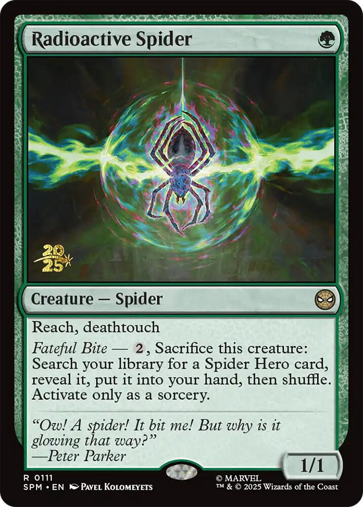 Radioactive Spider [Marvel's Spider-Man Prerelease Promos] | Shuffle n Cut Hobbies & Games