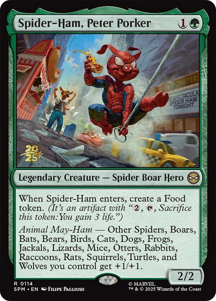 Spider-Ham, Peter Porker [Marvel's Spider-Man Prerelease Promos] | Shuffle n Cut Hobbies & Games