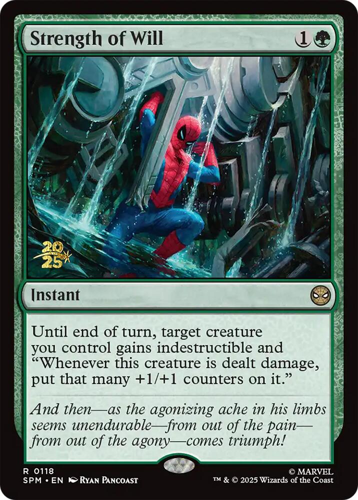 Strength of Will [Marvel's Spider-Man Prerelease Promos] | Shuffle n Cut Hobbies & Games