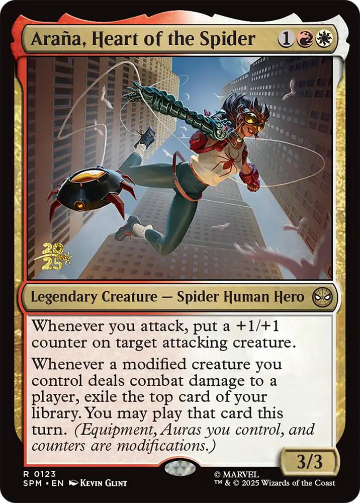Arana, Heart of the Spider [Marvel's Spider-Man Prerelease Promos] | Shuffle n Cut Hobbies & Games
