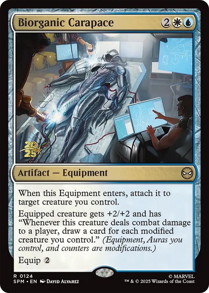 Biorganic Carapace [Marvel's Spider-Man Prerelease Promos] | Shuffle n Cut Hobbies & Games