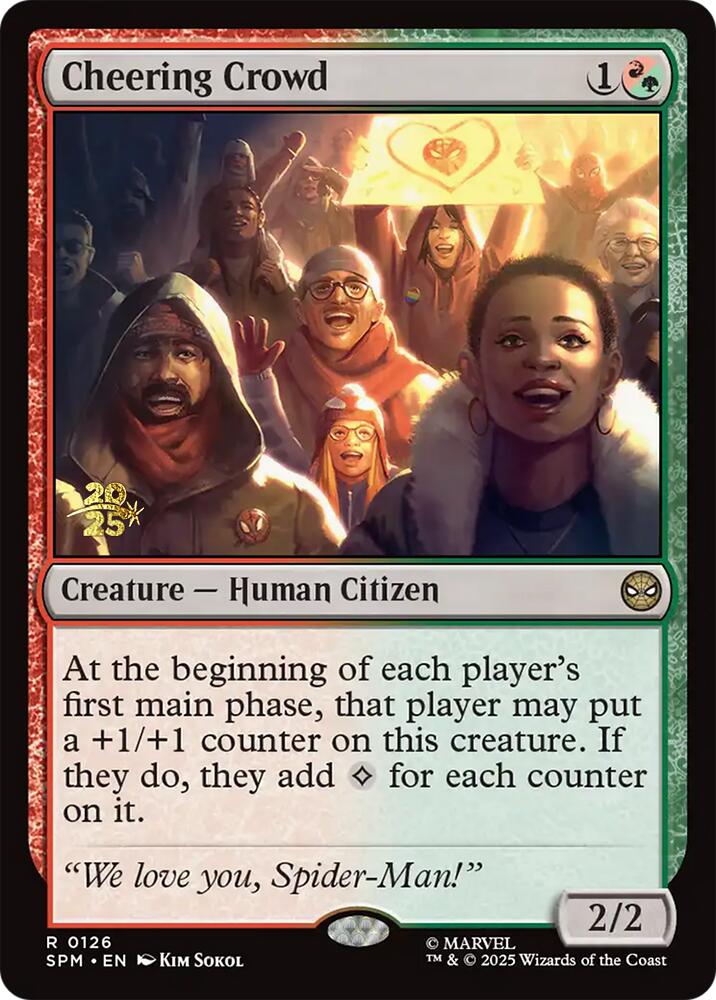 Cheering Crowd [Marvel's Spider-Man Prerelease Promos] | Shuffle n Cut Hobbies & Games