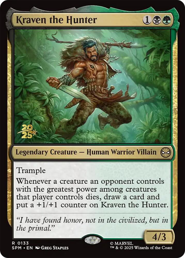 Kraven the Hunter [Marvel's Spider-Man Prerelease Promos] | Shuffle n Cut Hobbies & Games