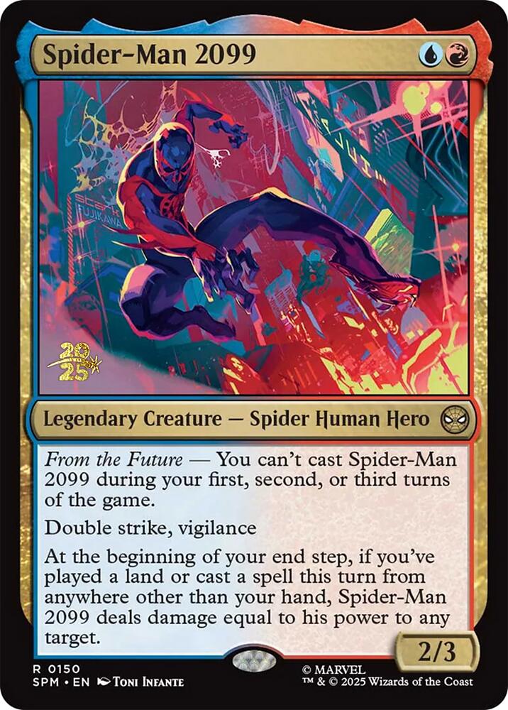 Spider-Man 2099 [Marvel's Spider-Man Prerelease Promos] | Shuffle n Cut Hobbies & Games