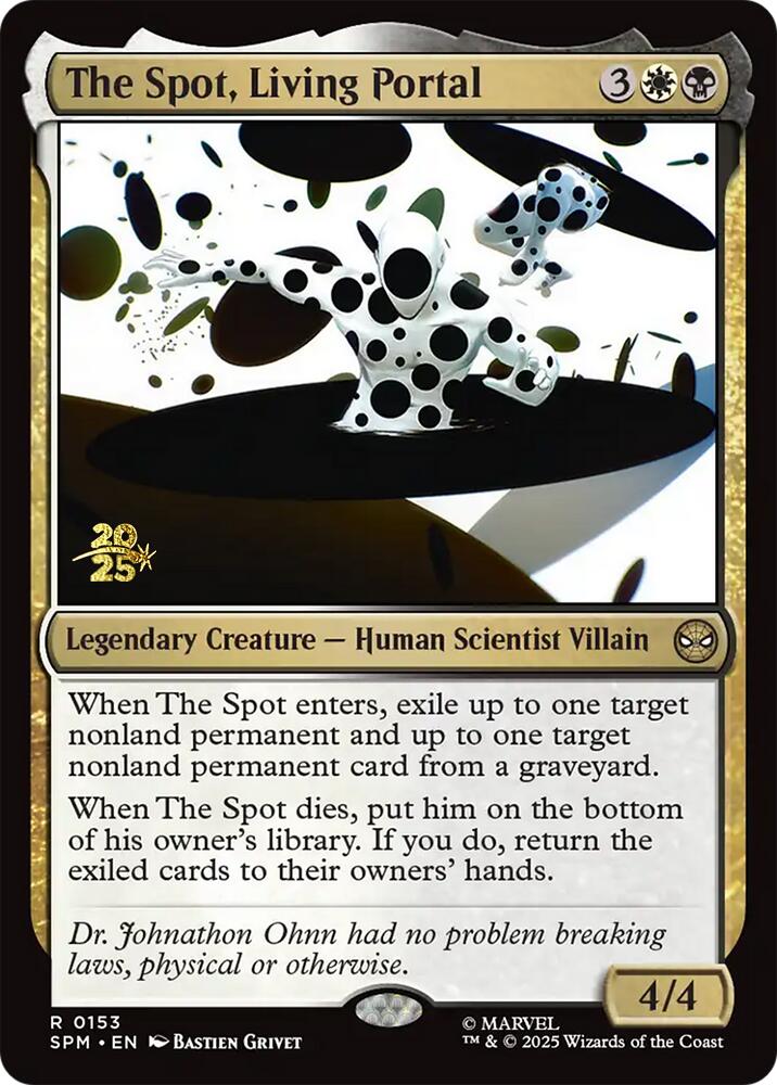 The Spot, Living Portal [Marvel's Spider-Man Prerelease Promos] | Shuffle n Cut Hobbies & Games