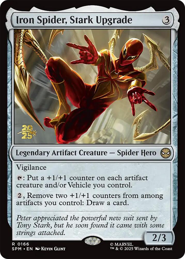 Iron Spider, Stark Upgrade [Marvel's Spider-Man Prerelease Promos] | Shuffle n Cut Hobbies & Games