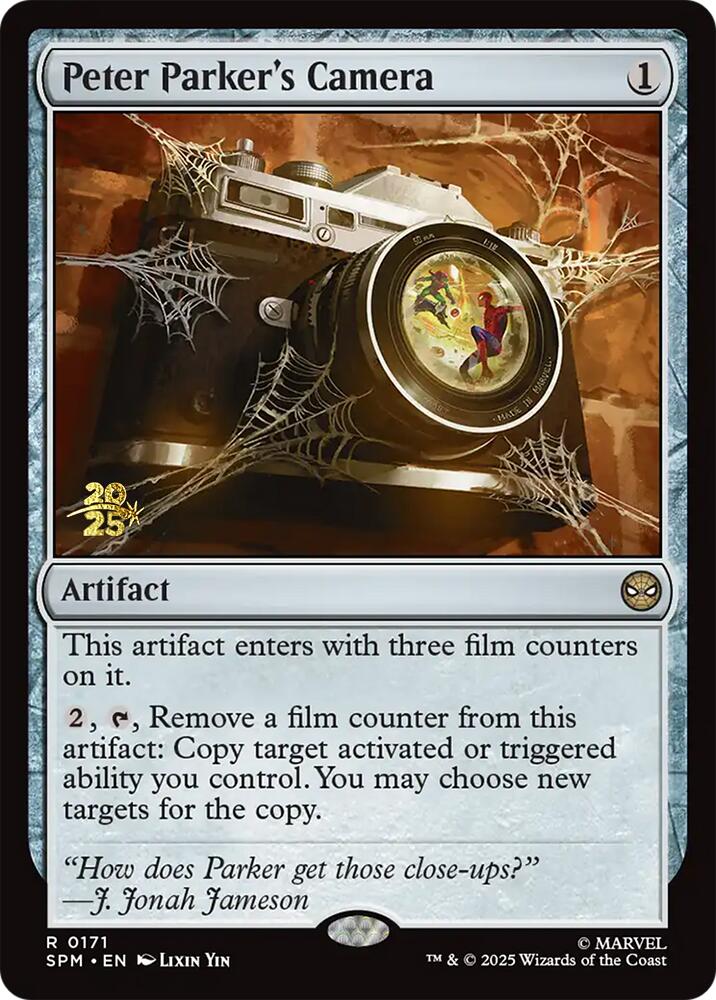 Peter Parker's Camera [Marvel's Spider-Man Prerelease Promos]