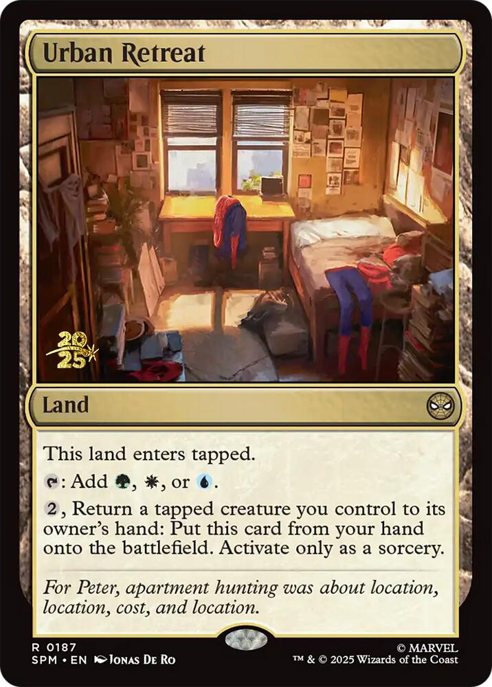 Urban Retreat [Marvel's Spider-Man Prerelease Promos] | Shuffle n Cut Hobbies & Games
