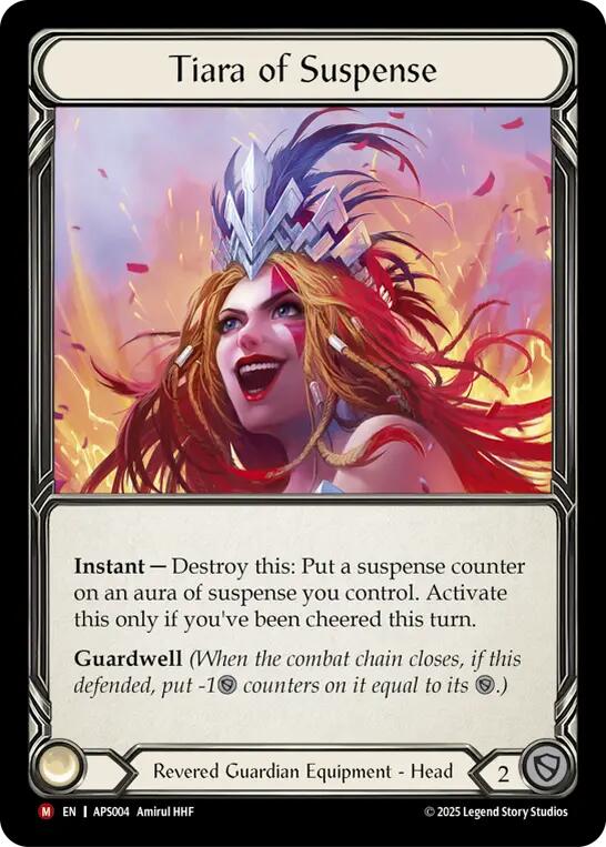 Tiara of Suspense [APS004] (Armory Deck: Pleiades)  Rainbow Foil | Shuffle n Cut Hobbies & Games