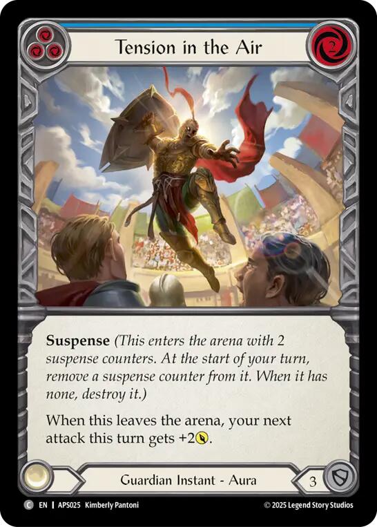 Tension in the Air (Blue) [APS025] (Armory Deck: Pleiades) | Shuffle n Cut Hobbies & Games