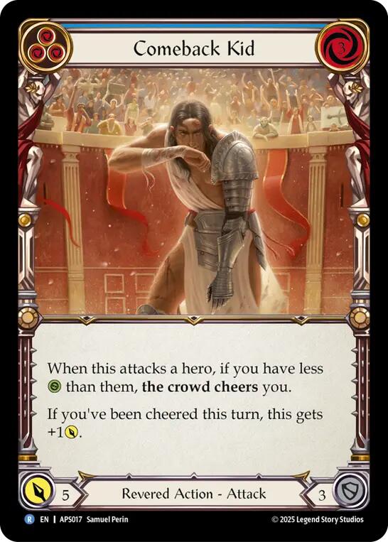 Comeback Kid (Blue) [APS017] (Armory Deck: Pleiades) | Shuffle n Cut Hobbies & Games