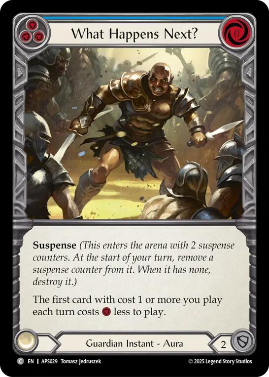 What Happens Next? [APS029] (Armory Deck: Pleiades) | Shuffle n Cut Hobbies & Games