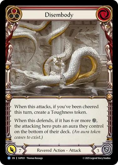 Disembody [SUP031] (Super Slam)  Rainbow Foil | Shuffle n Cut Hobbies & Games