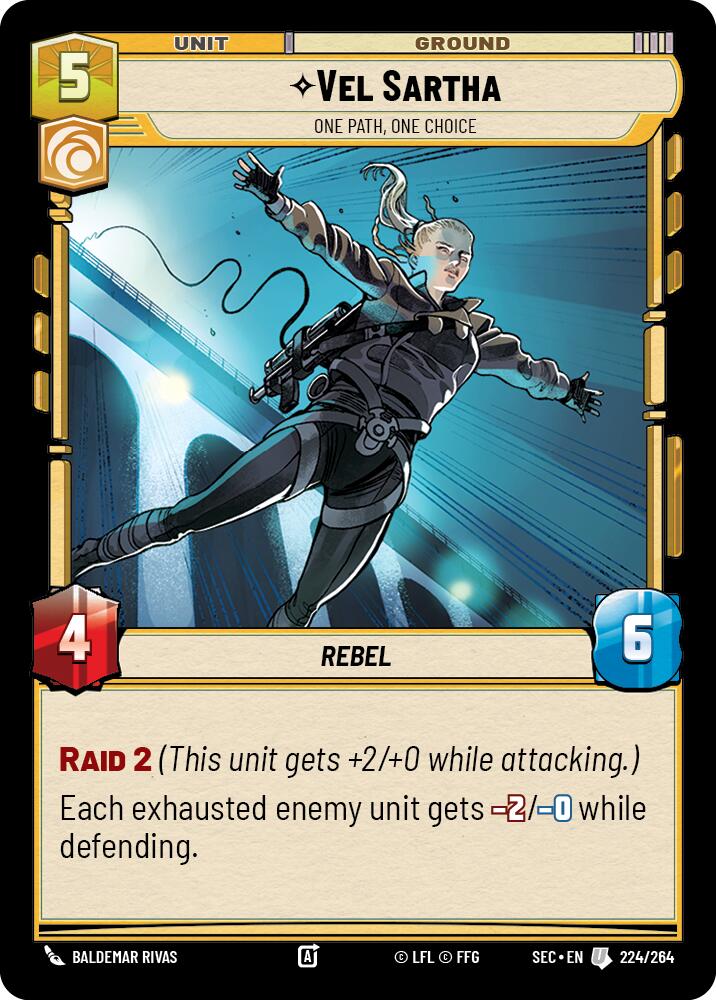 Vel Sartha (224/264) - One Path, One Choice (224/264) [Secrets of Power] | Shuffle n Cut Hobbies & Games