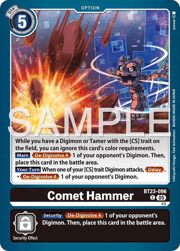 Comet Hammer [BT23-096] [Hackers' Slumber] | Shuffle n Cut Hobbies & Games