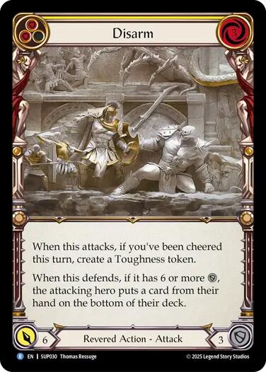 Disarm [SUP030] (Super Slam)  Rainbow Foil | Shuffle n Cut Hobbies & Games