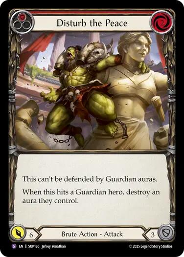 Disturb the Peace [SUP130] (Super Slam) | Shuffle n Cut Hobbies & Games