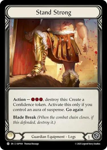 Stand Strong (Cold Foil) [SUP169] (Super Slam)  Cold Foil | Shuffle n Cut Hobbies & Games