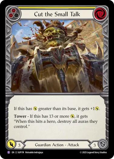 Cut the Small Talk [SUP174] (Super Slam) | Shuffle n Cut Hobbies & Games