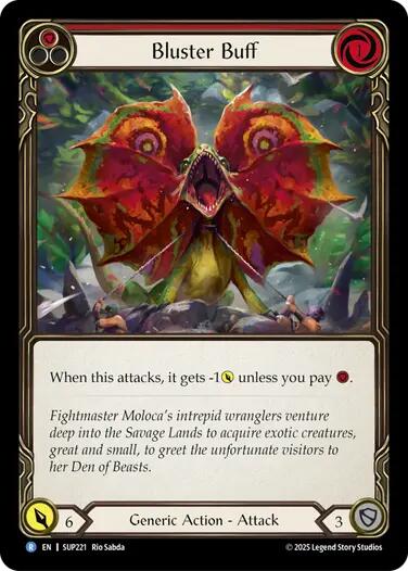 Bluster Buff [SUP221] (Super Slam) | Shuffle n Cut Hobbies & Games