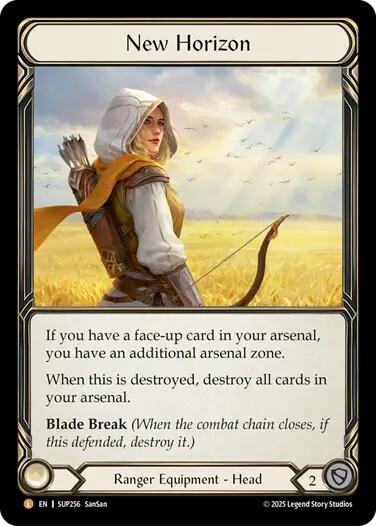 New Horizon [SUP256] (Super Slam)  Rainbow Foil | Shuffle n Cut Hobbies & Games