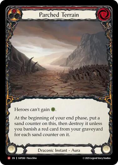 Parched Terrain [SUP260] (Super Slam)  Rainbow Foil | Shuffle n Cut Hobbies & Games