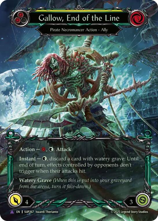 Gallow, End of the Line (Marvel Cold Foil) [SUP267] (Super Slam)  Cold Foil | Shuffle n Cut Hobbies & Games
