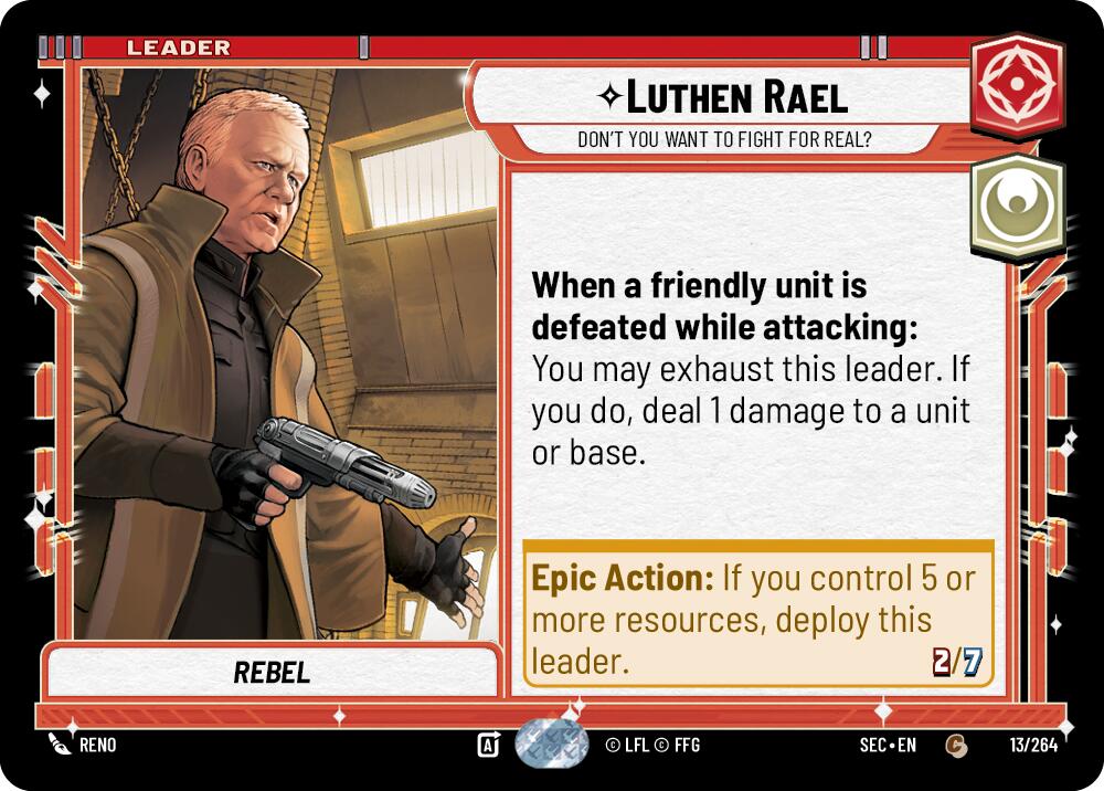 Luthen Rael (13/264) - Don't You Want To Fight For Real? (13/264) [Secrets of Power] | Shuffle n Cut Hobbies & Games