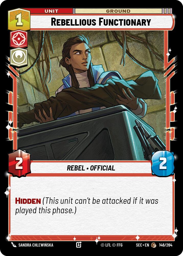 Rebellious Functionary (146/264) (146/264) [Secrets of Power] | Shuffle n Cut Hobbies & Games