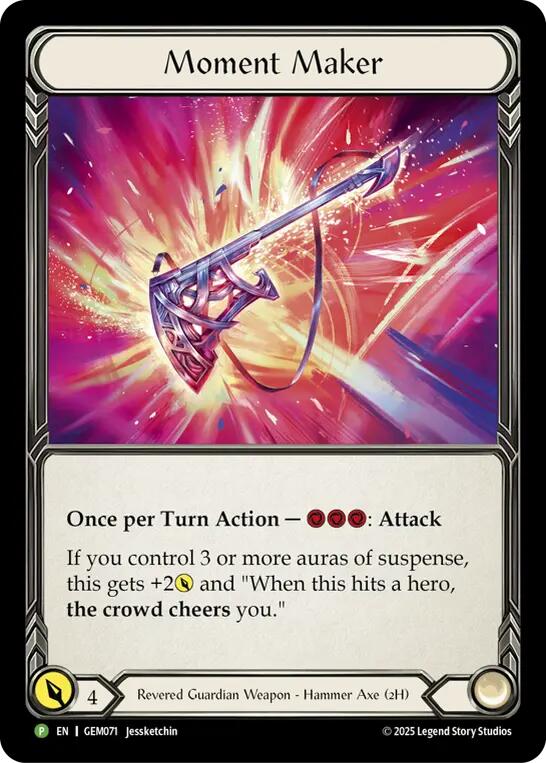 Moment Maker [GEM071] (GEM Pack 3)  Cold Foil | Shuffle n Cut Hobbies & Games