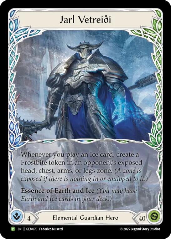 Jarl Vetreidi [GEM076] (GEM Pack 3) | Shuffle n Cut Hobbies & Games