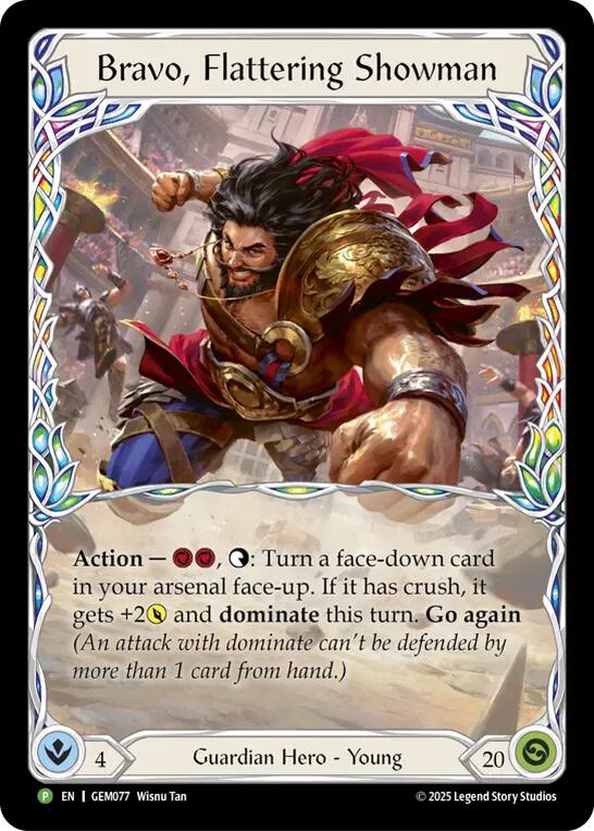 Bravo, Flattering Showman [GEM077] (GEM Pack 3) | Shuffle n Cut Hobbies & Games